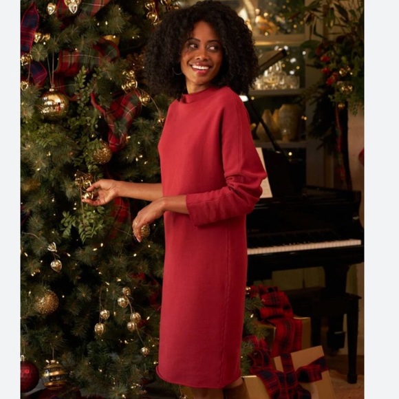 Frank & Eileen Dresses & Skirts - Frank & Eileen Red Izzie Sweatshirt Party Dress